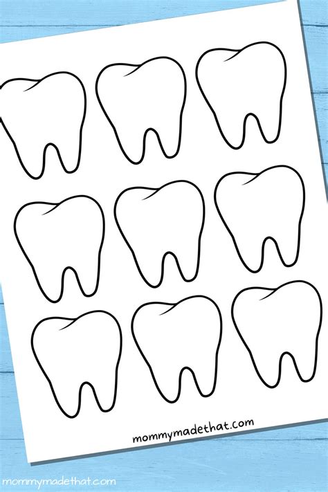 tooth template